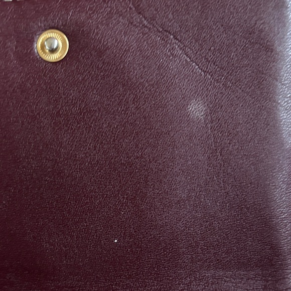 Tory Burch Burgundy Leather Wallet - Picture 6 of 8